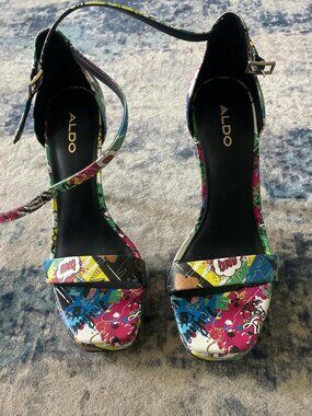 ALDO "POP" Strappy Heels